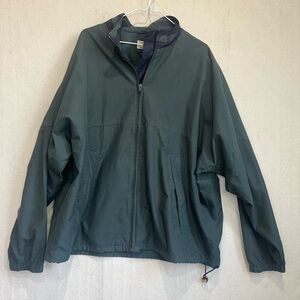 Cutter & Buck Men's Dark Green Golf Zip Up Windbreaker Sz XL Front Pockets